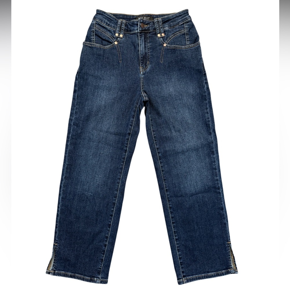 Judy Blue Center Stage High-Rise Straight Leg Cropped Denim JB88127 Size 5/27